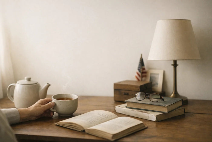 from hyson to history: the presidential guide to a quiet morning