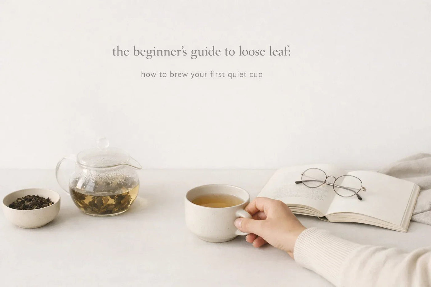 the beginner's guide to loose leaf: how to brew your first quiet cup