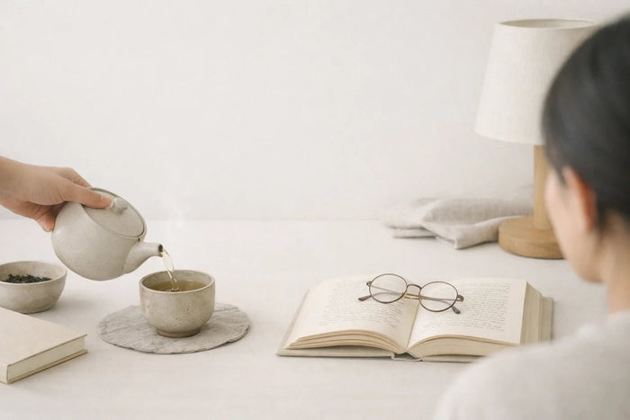 the mindful tea ritual: a guide for those who read too much.