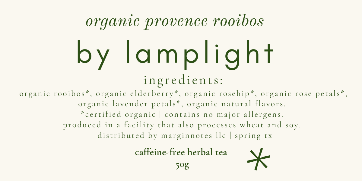 by lamplight loose leaf tea